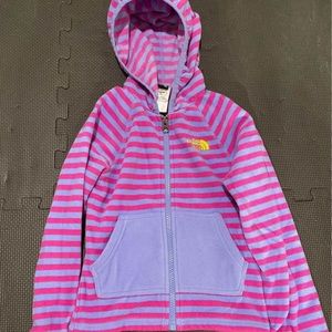 The Northface Fleece Zip Up Hoodie size 5